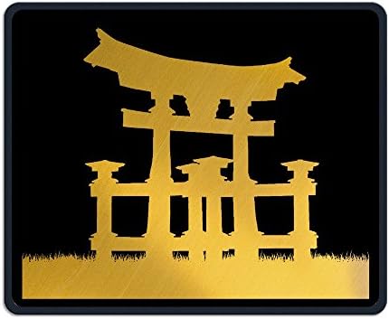 Design Japanese Shinto Shrine Gold GAMING MOUSE MAT