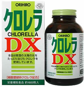 オリヒロ クロレラDX1600(細胞壁破砕クロレラ配合) 1600粒