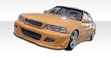 1991-1995 Acura Legend 4DR Duraflex Cyber Kit-Includes Cyber Front Bumper (100998), Cyber Rear Bumper (100999), and Cyber Sideskirts (101000).