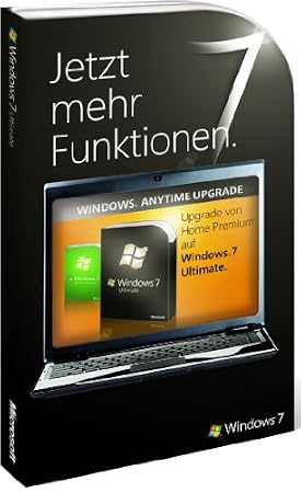 Microsoft  Windows 7 Anytime Upgrade, Home Premium to Ultimate, DE