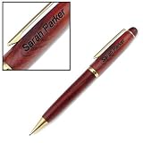 Classic Rosewood Ballpoint Pen Free Engraving.