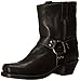 Frye Harness 8R Boots for Women Crafted from Washed and Oiled Italian Leather with Goodyear Welt Construction, Rubber Outsole, and Stacked Leather Heel – 8” Shaft Height