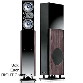 Polk Audio LSi15 Right Channel Tower Speaker (Single, Ebony) by