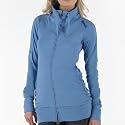 Bench Womens Patty Zip Thru Top Blue