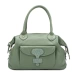 Borsa bauletto di vera pelle con mani...