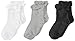 Country Kids Little Girls' Pima Ruffle Sock 3 Pair