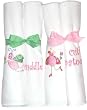 Little Lady Burp Cloth Set