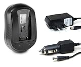 Invero Caméra Chargeur secteur + chargeur de voiture pour Samsung ST700