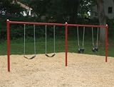 Single Post Swing With 2 Seats And 2 Bucket Seats 7 Ft High