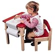 Guidecraft Art Table And Chair Set - Red