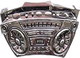 Ghetto Blaster Metal Belt Buckle