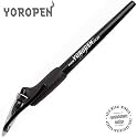 Pack of 12 Black Yoropens; ergonomic ballpoint pen, great stocking filler