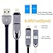 Lightning USB Cable, Smilism [2 Pack] 3.3ft Lightning & Micro USB Charging Cord for Iphone 6 6 Plus 5 5s 5c, Ipad Air, Sumsung, HTC, Motorola, Nokia and Other Android Phones Tablet (Black/white)
