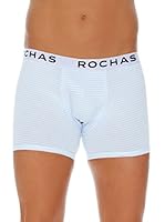 Rochas Paris Bóxer Bassic Multirayas (Azul Claro)