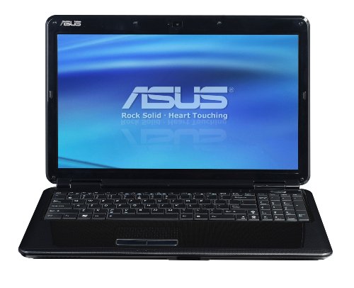 Asus K50IN-SX025C 15.6 Inch Notebook (C2D T6500 2.1GHz, RAM 4GB, HDD 320GB, DVDSM, Vista Home Premium)