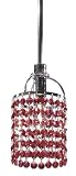 Echo Bordeaux Crystal Mini Pendant Chandelier