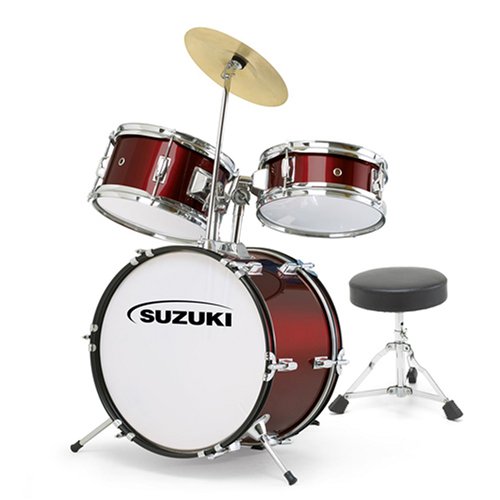 Childrens Toyshop  Musical Instruments : Suzuki SDK-3P 3-Piece Junior Drum Set