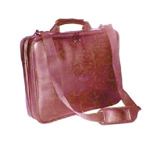 Aerovation CPFR-1A 15.4 Brown Leather Checkpoint Friendly Laptop Bag