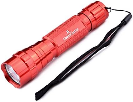 LightsCastle WF-501B 1*Cree XM-L T6 600LM 3-Mode Flashlight-Red(1x18650)