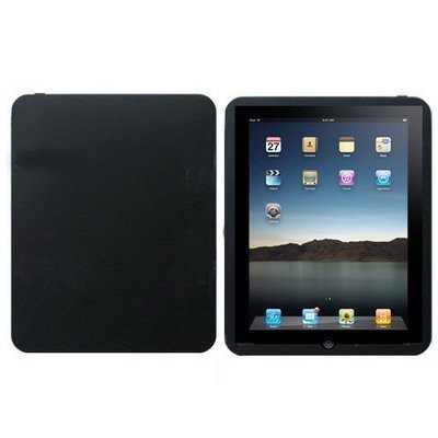 apple ipad black silicone case with free screen guard more detail click!