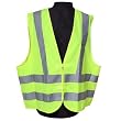 Eurow Safety ANSI Class II Fluorescent Safety Vest Yellow Large
