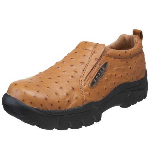 Roper Women's Performance Slip-On Exotics Slip-On,Tan,6.5 M US