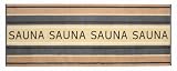 Saunatuch STEVEN Egeria 75x200 cm, Farbe: grau - beige - braun, Material: 550g/m², 100 % Baumwolle
