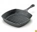 Emeril by All-Clad E9644064 Pre-Seasoned Cast-Iron 10-Inch Square Grill Pan / Fry Pan Cookware, Black