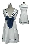 White Sailor Bow Tie Mini Dress - Harajuku Girls Dress
