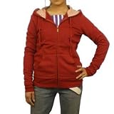 Brand New Billabong Ladies Red Sweatshirt Hoodie