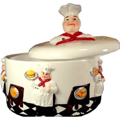 FAT BISTRO CHEF TORTILLA WARMER CERAMIC
