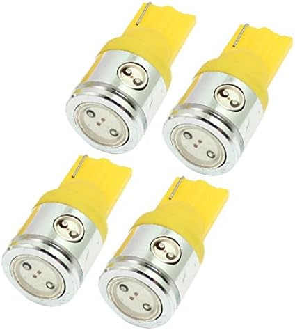 1Pcs T10 W5W 4 SMD LED Car Wedge Light 2.5W Yellow Lamp Bulb DC 12V