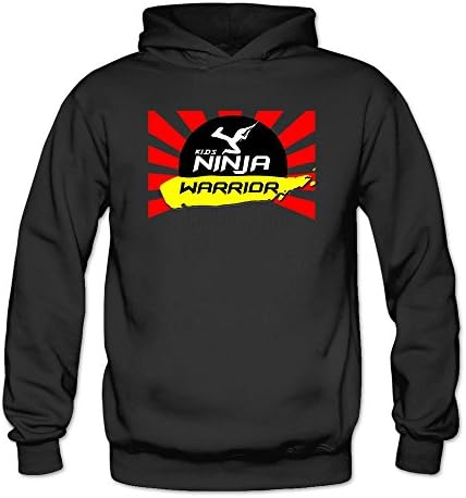 HeZone Women's 2015 Kids American Ninja Warrior Hoodie Black S