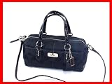 コーチ COACH 手提げ ハンドバッグ 17800 SV/BK [並行輸入品] COACH ハンドバッグ