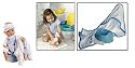 Gotz 13-Inch, AQUINI BOY, Bald head, anatomically correct