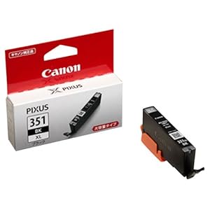 【クリックでお店のこの商品のページへ】Canon インクタンク BCI-351XLBK ブラック (大容量) BCI-351XLBK