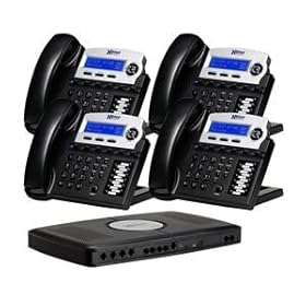 XBlue Phone System Bundle with (4) Phone
