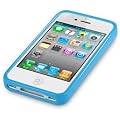 iPhone 4 4G HD Gel Case Cover Solid Light Blue Keep Talking iPhone 4 Accessories: Cases, Covers and Skins