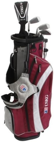US Kids ULTRALIGHT 60" 5-Club Carry Bag Set (Right Hand) Maroon by US Kids