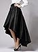 Choies Women's Black Bowknot High Waist Hi-lo Party Skater Skirt 8