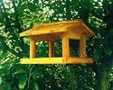 Wooden Hanging Bird Table