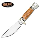 Marbles Golden Curly Oak Woodcraft Knife