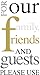 Ideal Home Range Guest Towel Decorative Paper Napkins, Please Use, Gold, 16 Count
