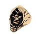 BRASS SKULL RING WIDTH: 22mm