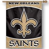NFL New Orleans Saints 27-by-37-Inch Vertical Flag