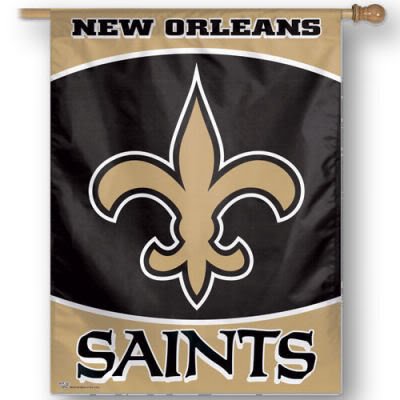 NFL New Orleans Saints 27-by-37-Inch Vertical Flag