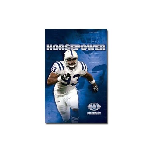 NFL Poster FREENEY HORSEPOWER # Indianapolis Colts