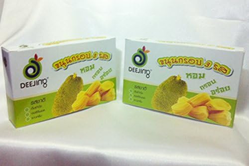 DEEJING Jackfruit Snack the Original Product of Thailand 60 G.(2Pcs)