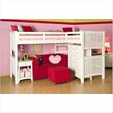 Mission White Extra Long Triple Lindy Loft Orientation: Right-Facing