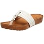 Timberland Women's Estela Strap Thong Sandal,White,9 M